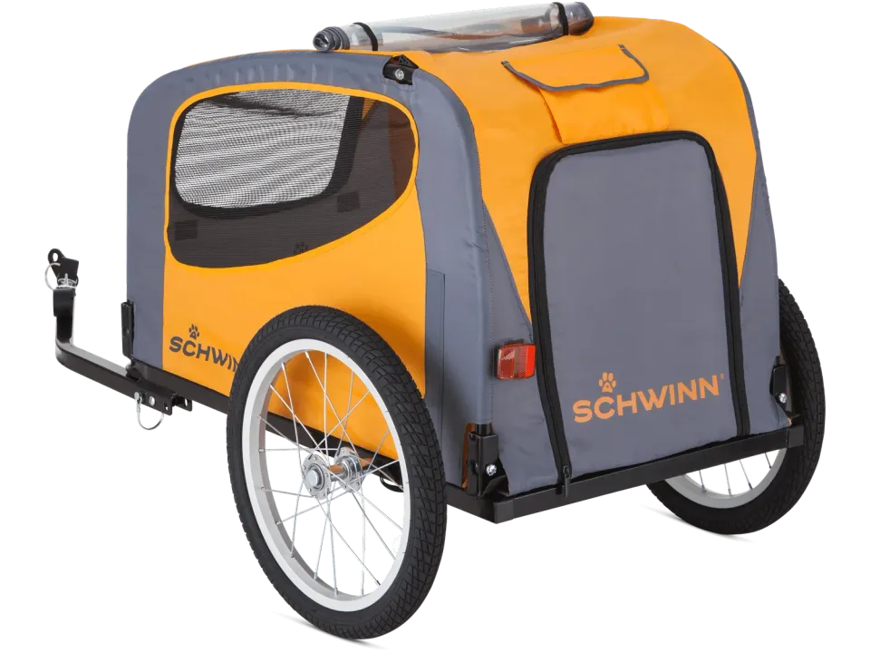Schwinn Rascal rimorchio bici per cani arancione