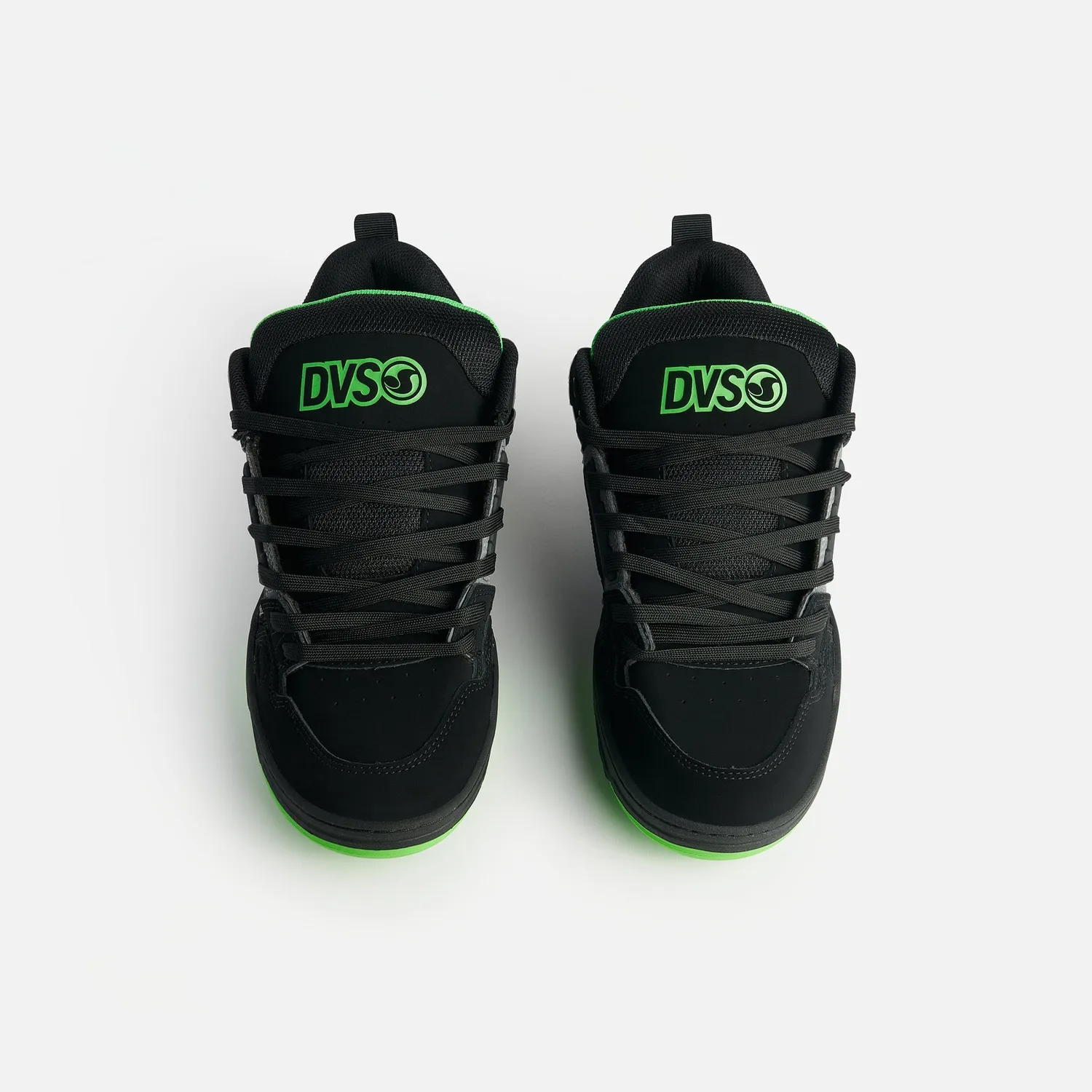DVS Comanche scarpe skate nero lime imbottite