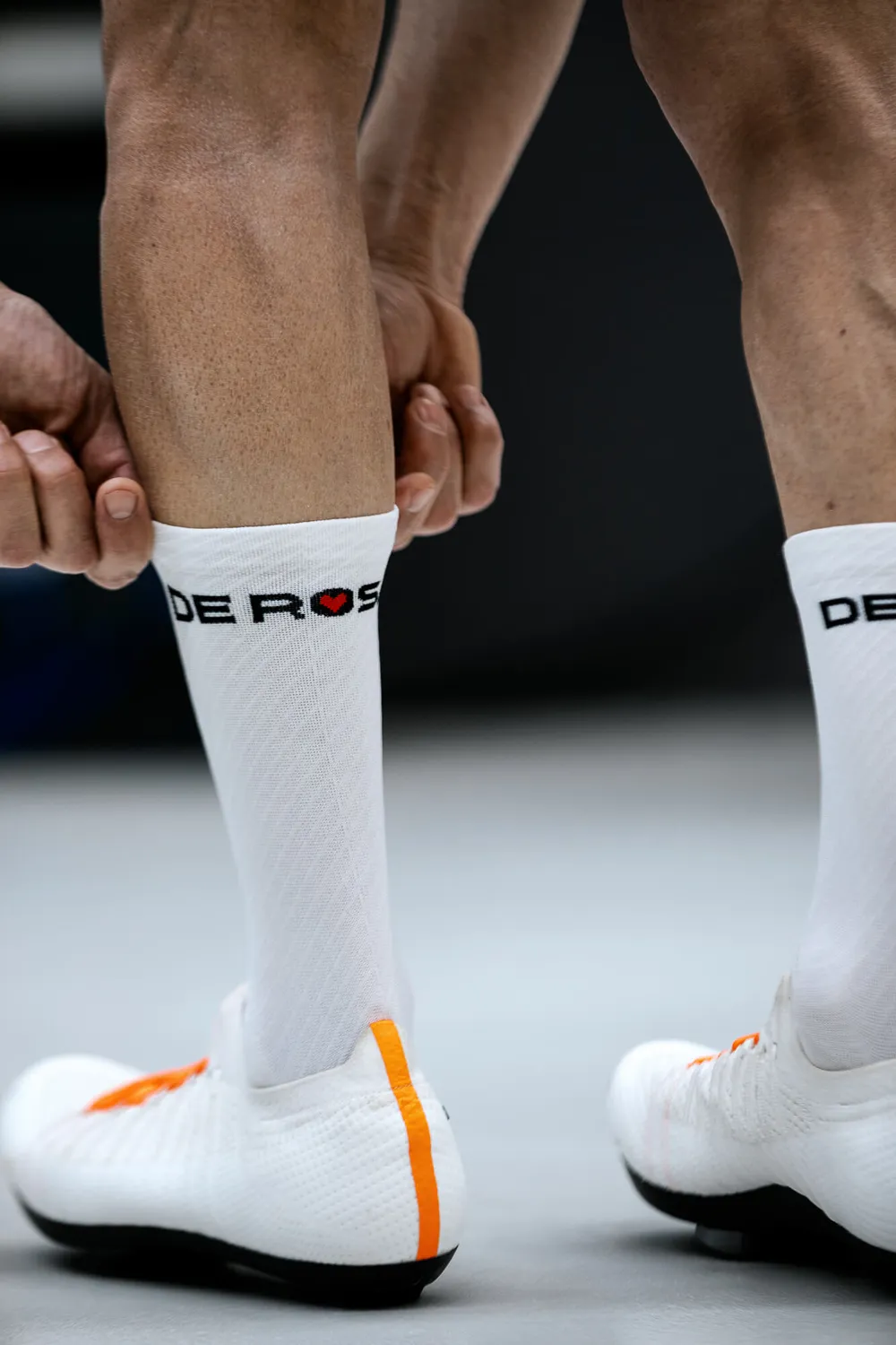 De Rosa Cycling Socks calzini ciclismo nero bianco 2 paia batteriostatici