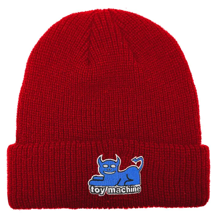 Toy Machine Devil Cat Dock berretto nero invernale