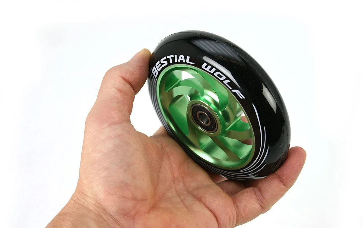 Bestial Wolf Twister ruote monopattino 110 mm verdi x2