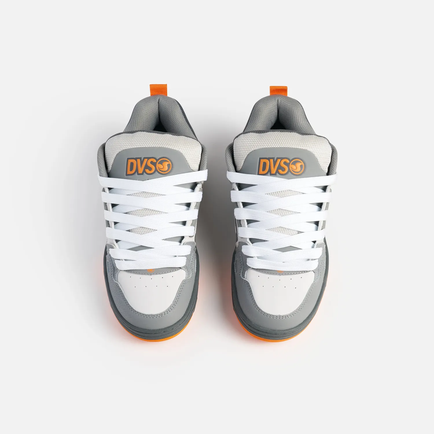DVS Comanche scarpe skate charcoal grey orange imbottite