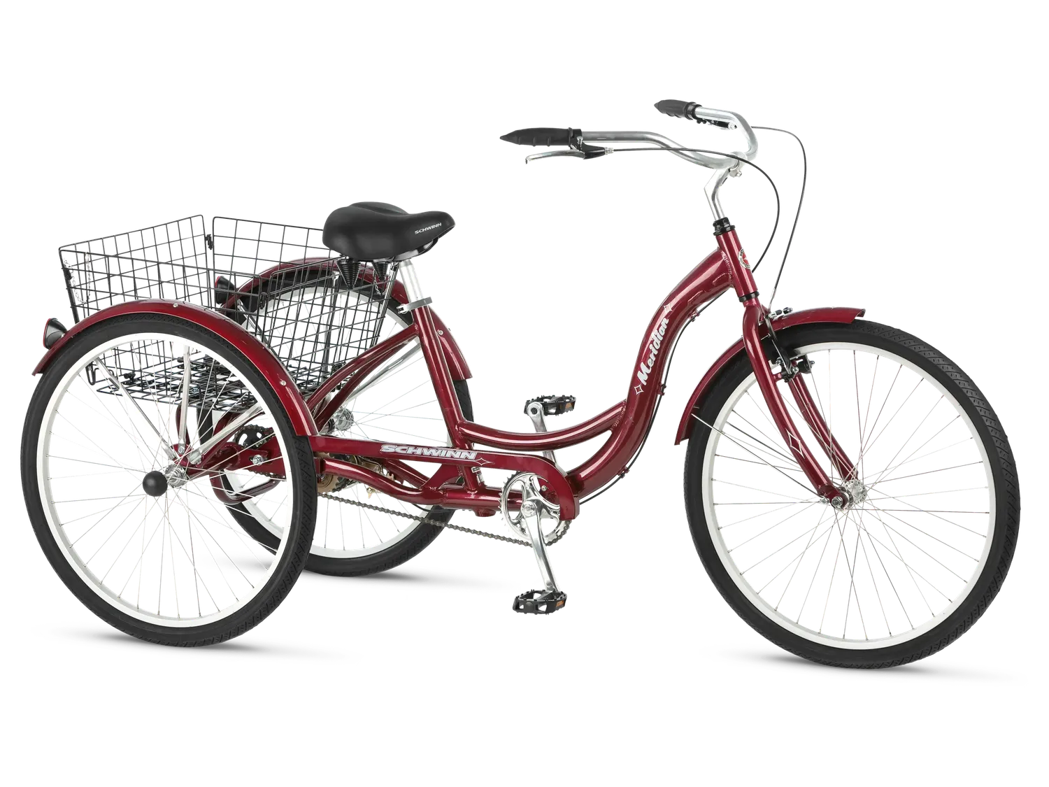 Schwinn Meridian triciclo adulti blu 26 pollici