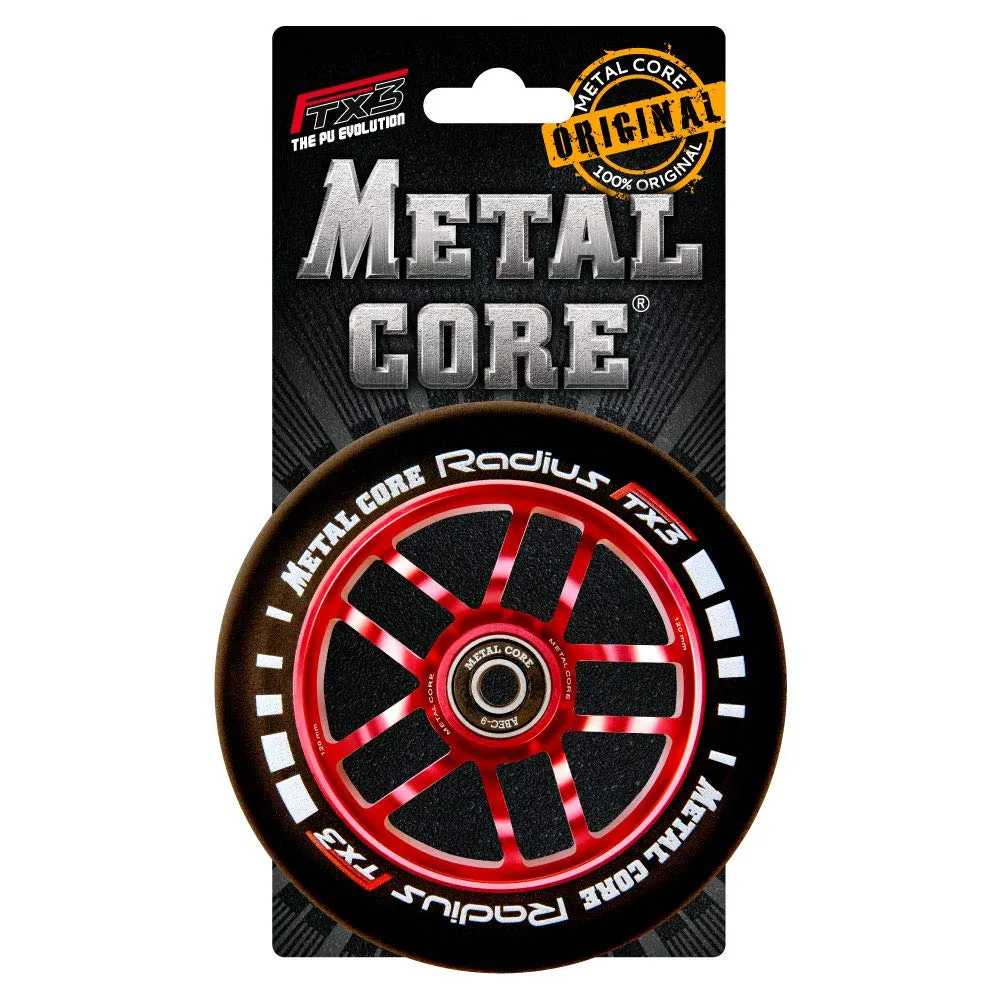 Bestial Wolf Radius ruota monopattino 120 mm rossa ABEC9