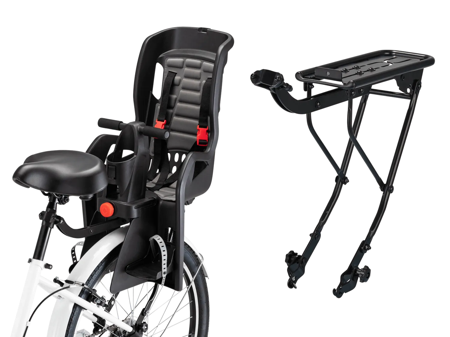 Schwinn Ovation seggiolino bici nero posteriore