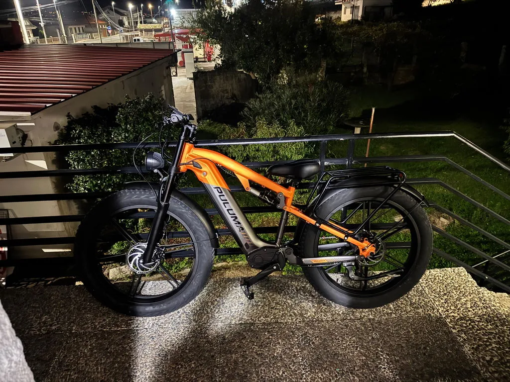 Puluma PH003 ebike fat bike arancione 26" biammortizzata