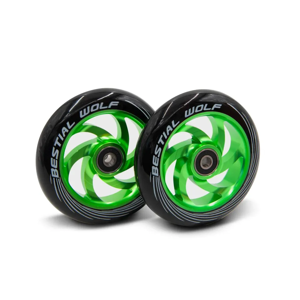 Bestial Wolf Twister ruote monopattino 110 mm verdi x2