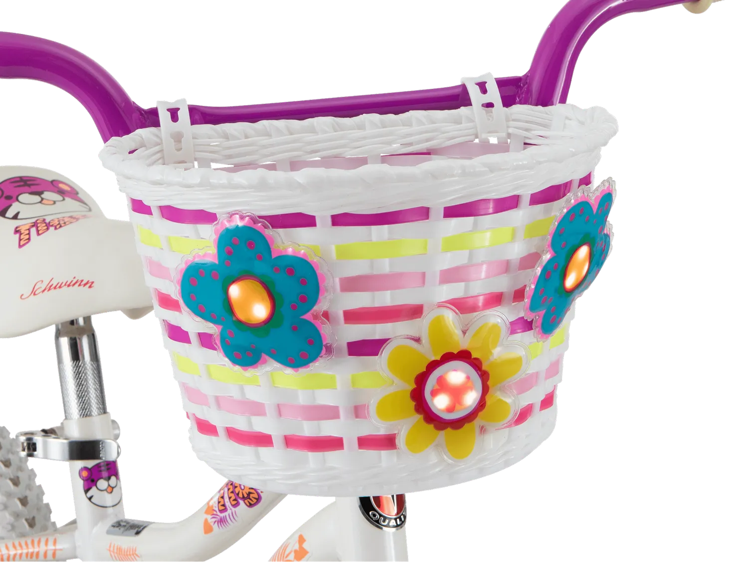 Schwinn cestino bici bambino luminoso multicolore