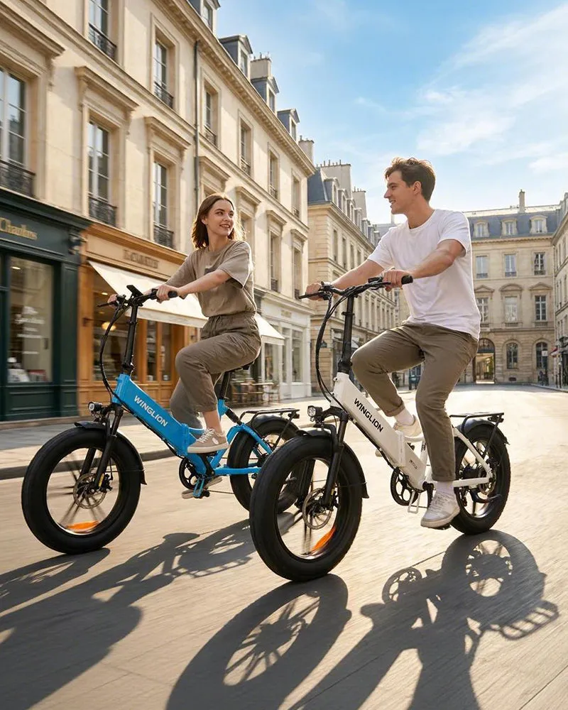 PULUMA FM2.0 bici elettrica pieghevole bianca 48V