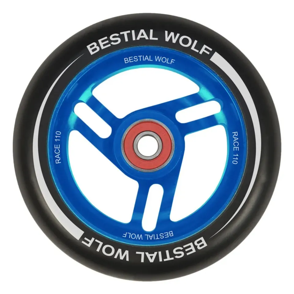 Bestial Wolf Race ruota monopattino 110 mm blu
