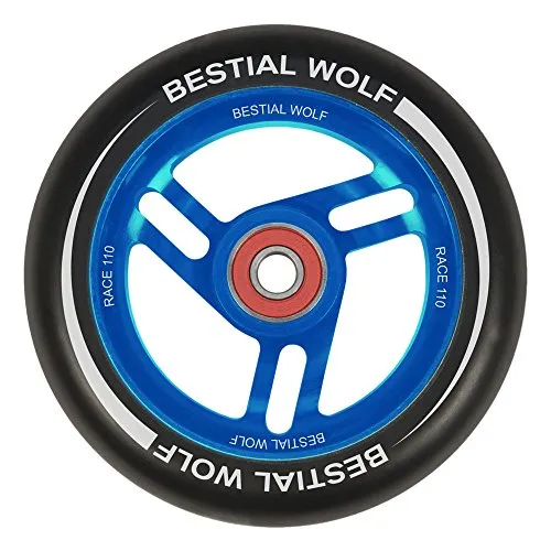 Bestial Wolf Race ruota monopattino 110 mm blu