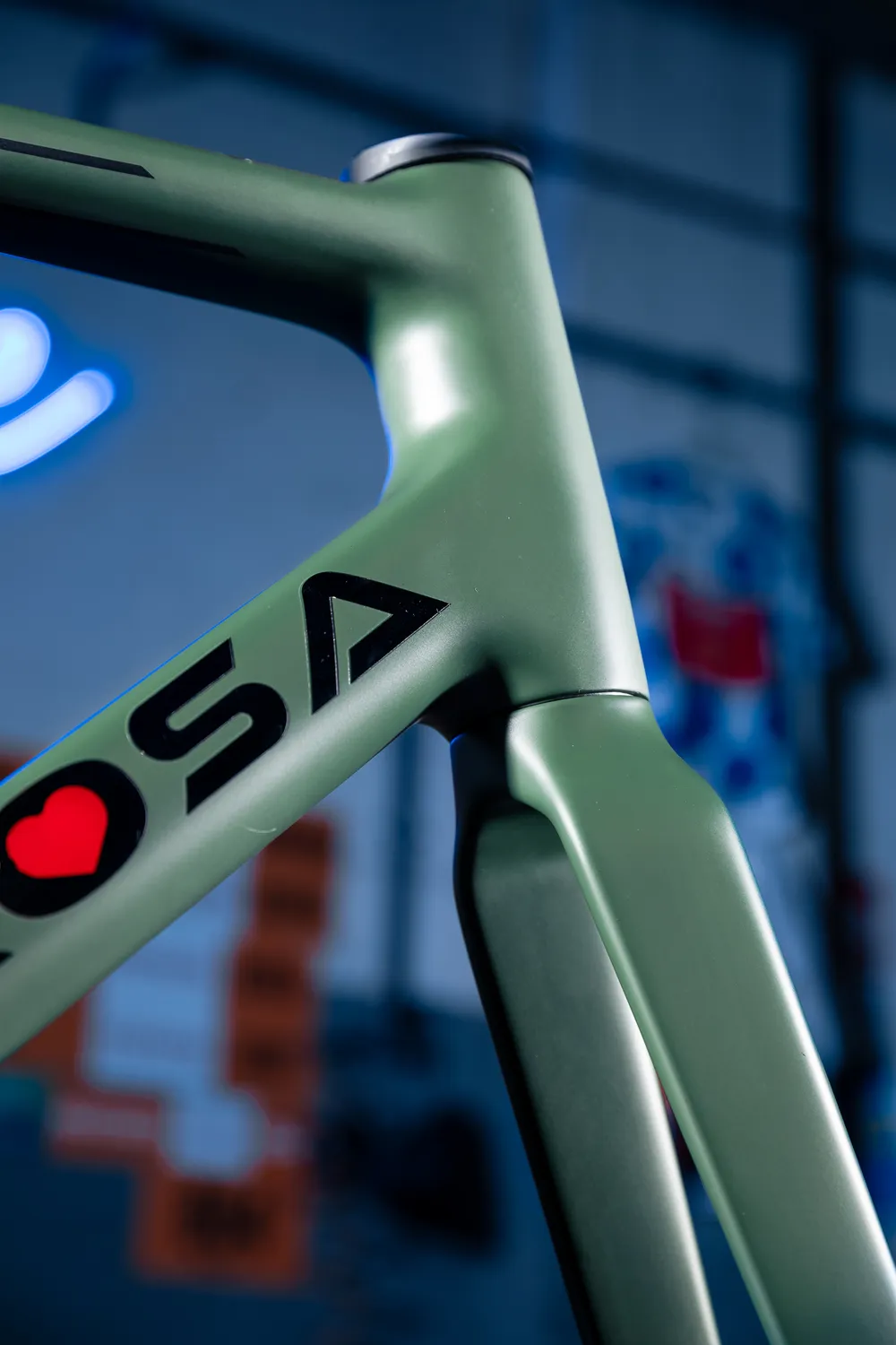 De Rosa 838 Stranger Olive Green telaio bici pezzo unico