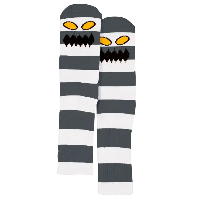 Toy Machine Monster Big Stripe calzini skate lunghi cotone