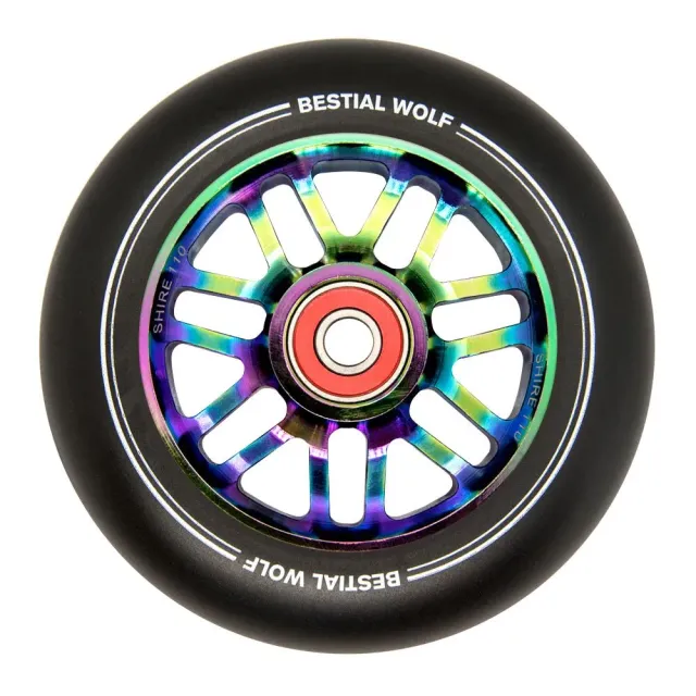 Bestial Wolf Shire ruota monopattino 110 mm arcobaleno