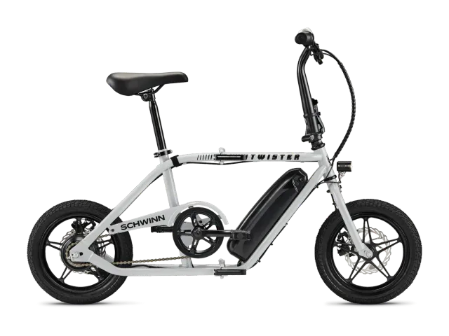 Schwinn Twister bici elettrica pieghevole argento 14"