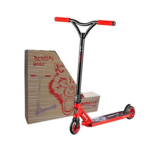 Bestial Wolf Booster B18 monopattino freestyle rosso semi-pro