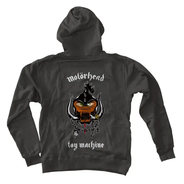 Toy Machine x Motorhead felpa cappuccio charcoal