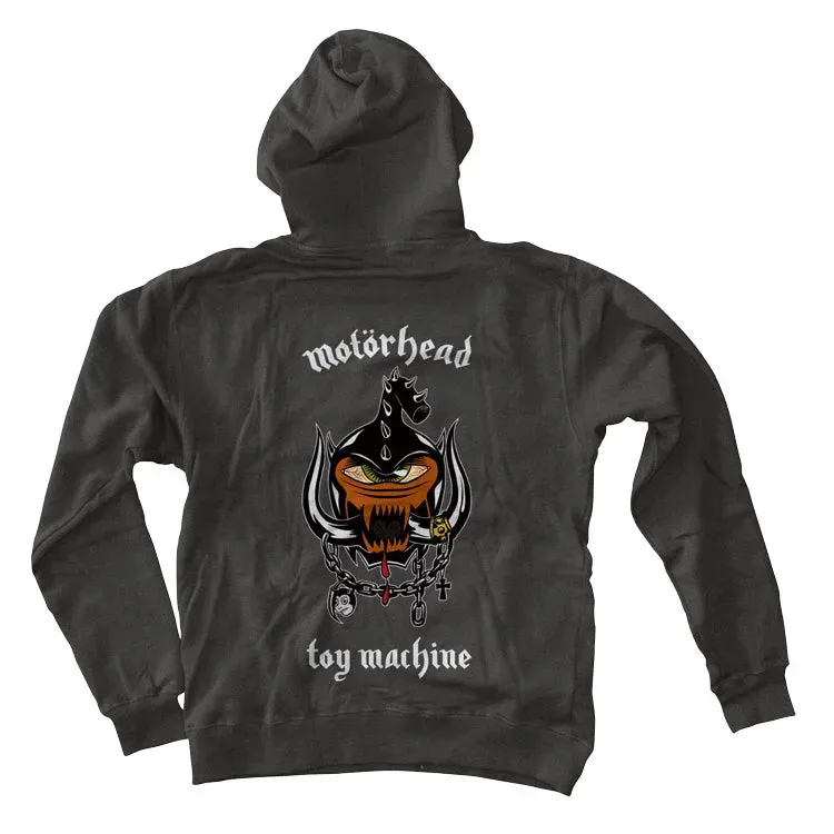 Toy Machine x Motorhead felpa cappuccio charcoal