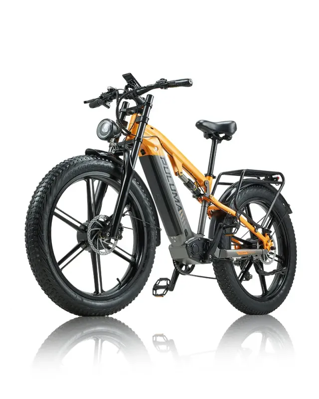 Puluma PH003 ebike fat bike arancione 26" biammortizzata