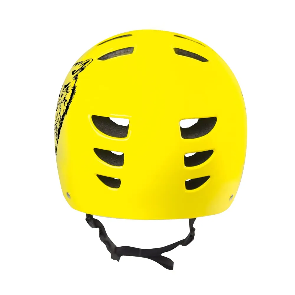 Bestial Wolf Skull casco skate regolabile omologato CE