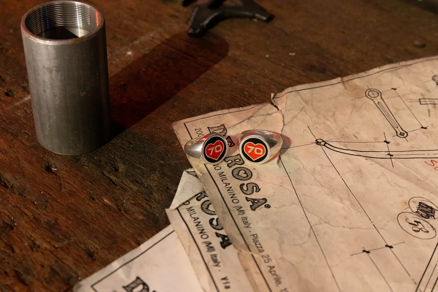 De Rosa 70 x Nove25 anello argento edizione limitata