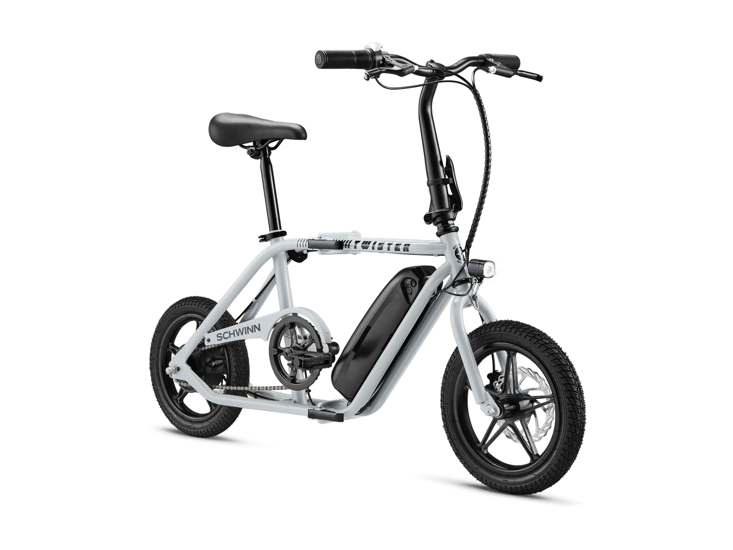 Schwinn Twister bici elettrica pieghevole argento 14"