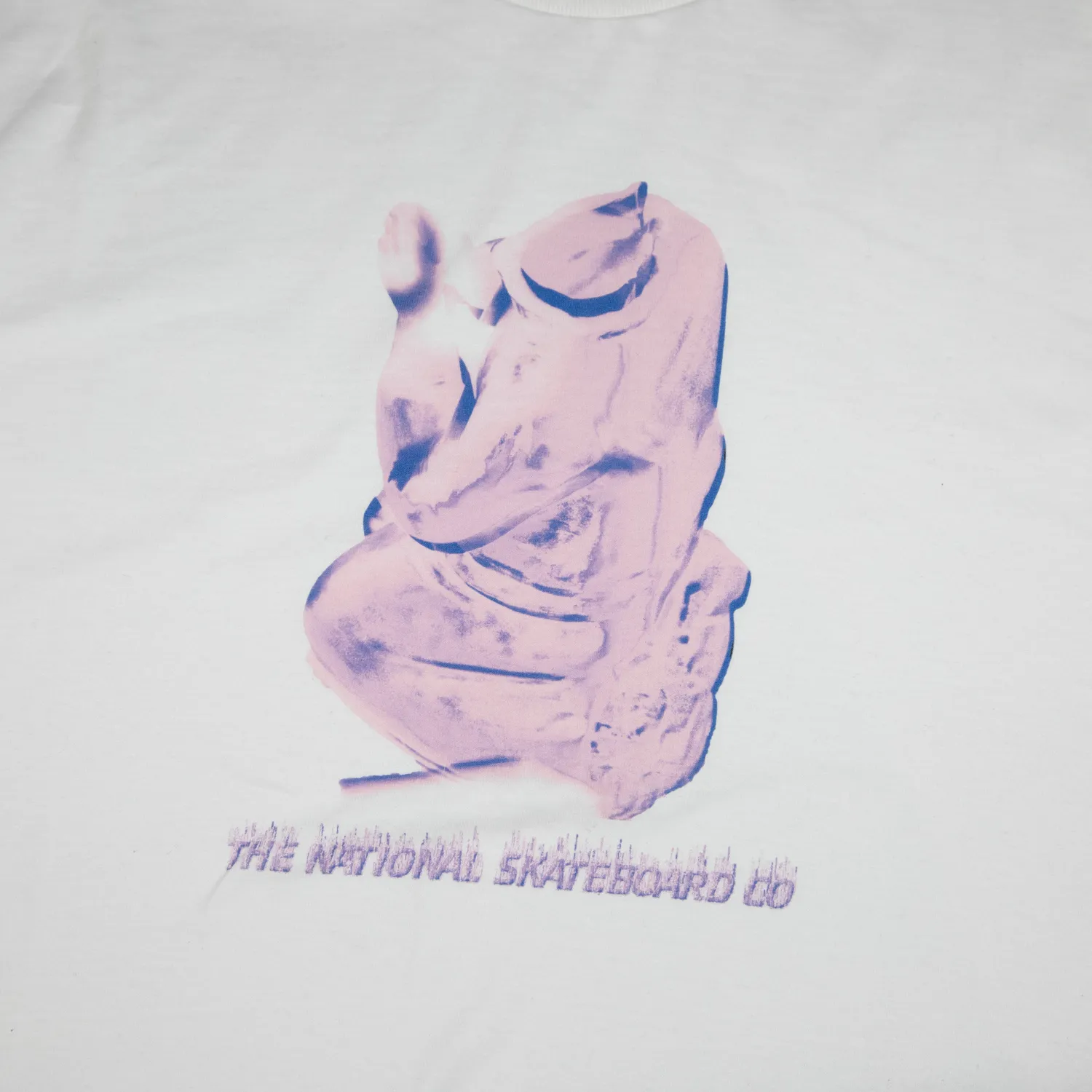 The National Skateboard Co. Cherub Death t-shirt bianca stampa frontale