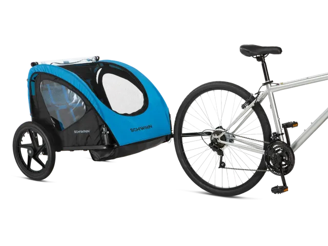 Schwinn Shuttle rimorchio bici blu taglia unica bimbo