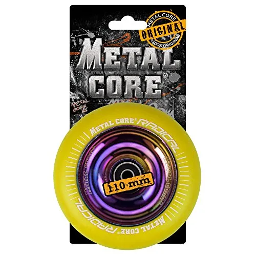 Bestial Wolf Radical Rainbow ruota monopattino 110 mm giallo fluo