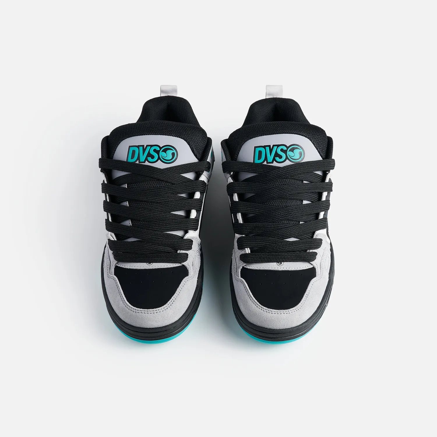DVS Comanche scarpe skate grigio nero teal imbottite