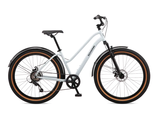 Schwinn Vega CE Low-Step bici ibrida bianca 27,5"