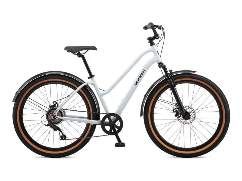 Schwinn Vega CE Low-Step bici ibrida bianca 27,5"
