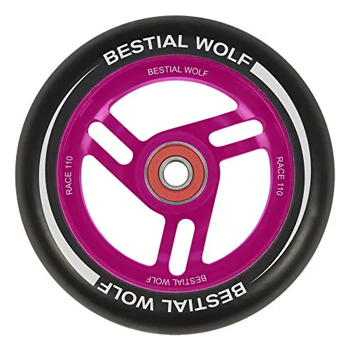 Bestial Wolf Race ruota monopattino freestyle 110 mm rosa 1 pz