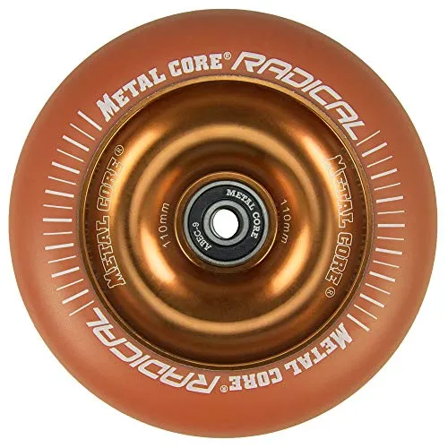 Bestial Wolf Radical ruota monopattino 110 mm arancione fluo anima metallo