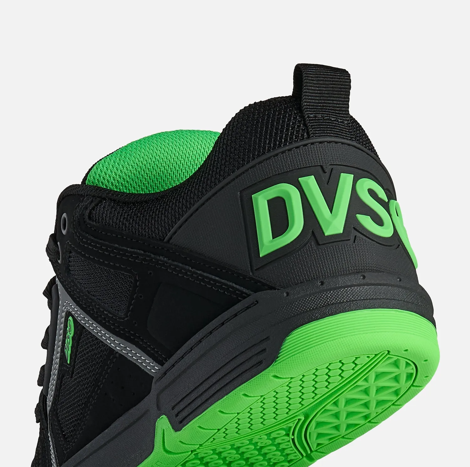 DVS Comanche scarpe skate nero lime imbottite