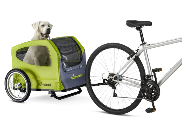 Schwinn Rascal Plus rimorchio bici animali verde