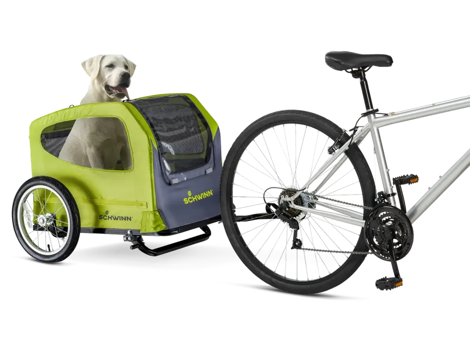 Schwinn Rascal Plus rimorchio bici animali verde