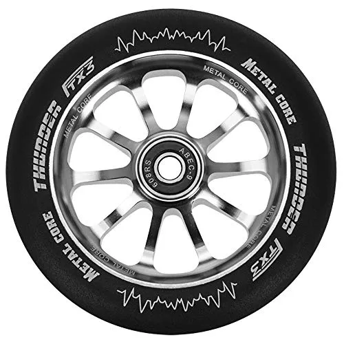 Bestial Wolf Thunder Black ruota monopattino 120 mm metallo