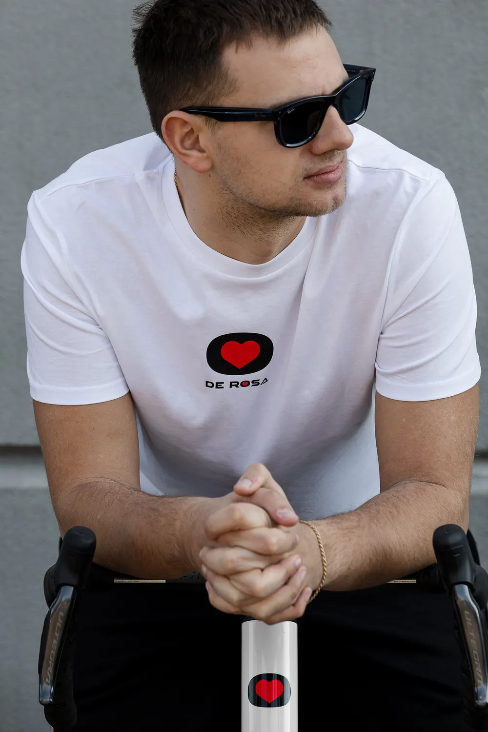 De Rosa 2026 Heart T-Shirt Maglietta Bianca