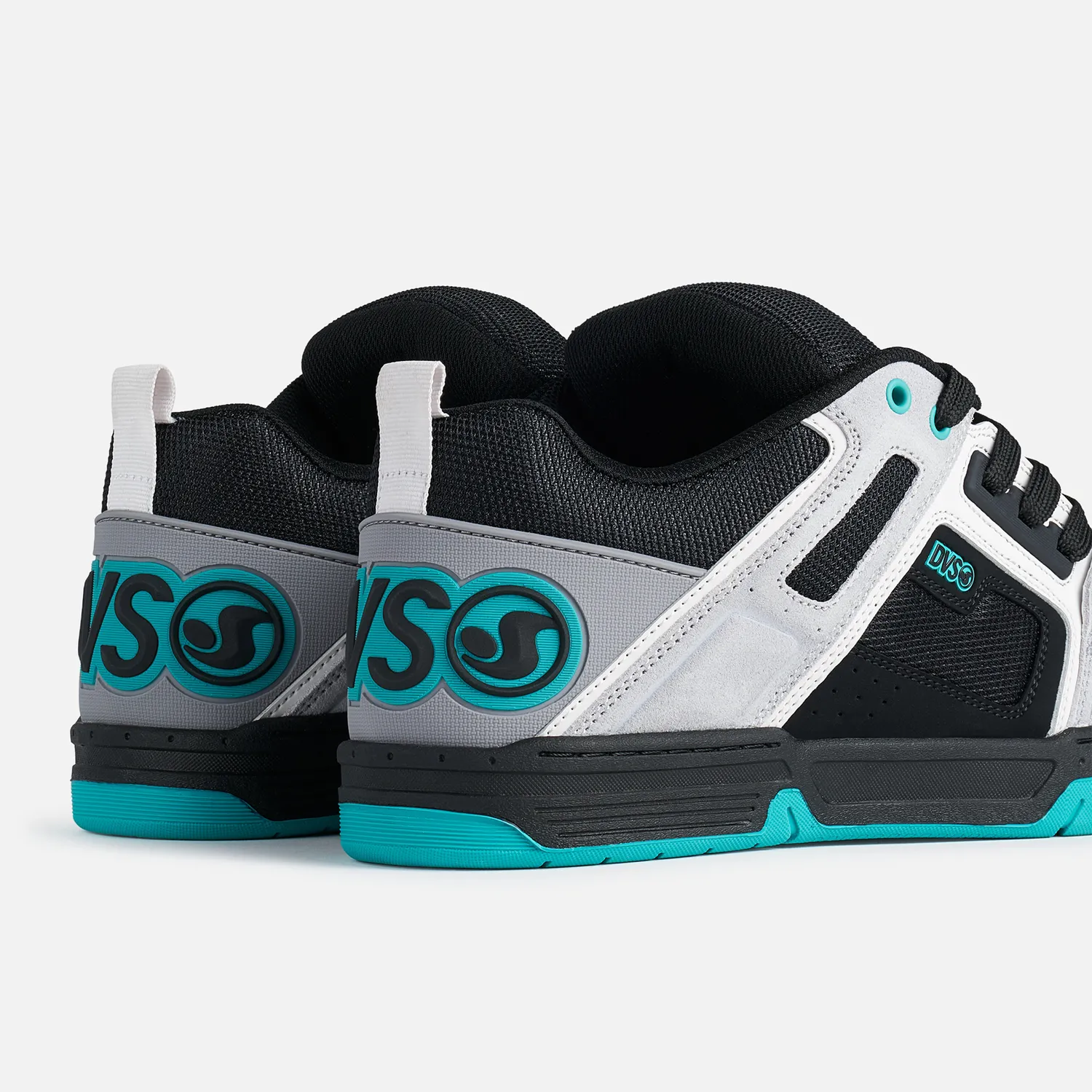 DVS Comanche scarpe skate grigio nero teal imbottite