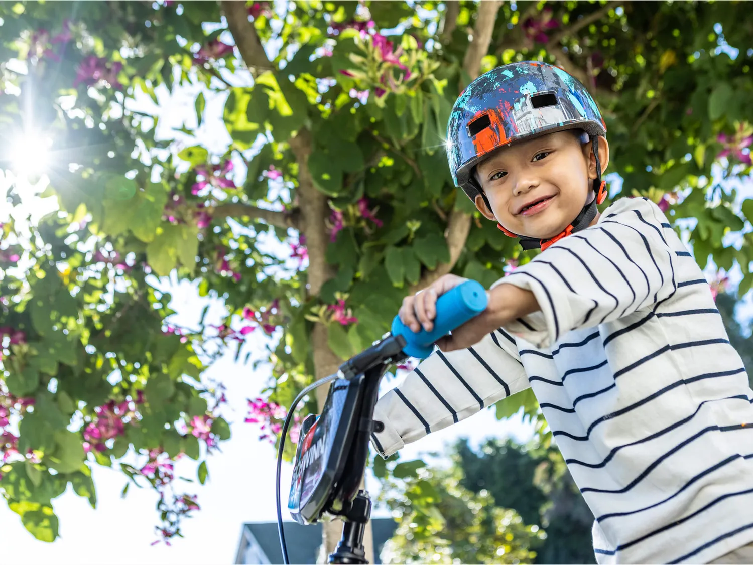 Schwinn Sunburst Casco Bici Bambino Blu Multisport