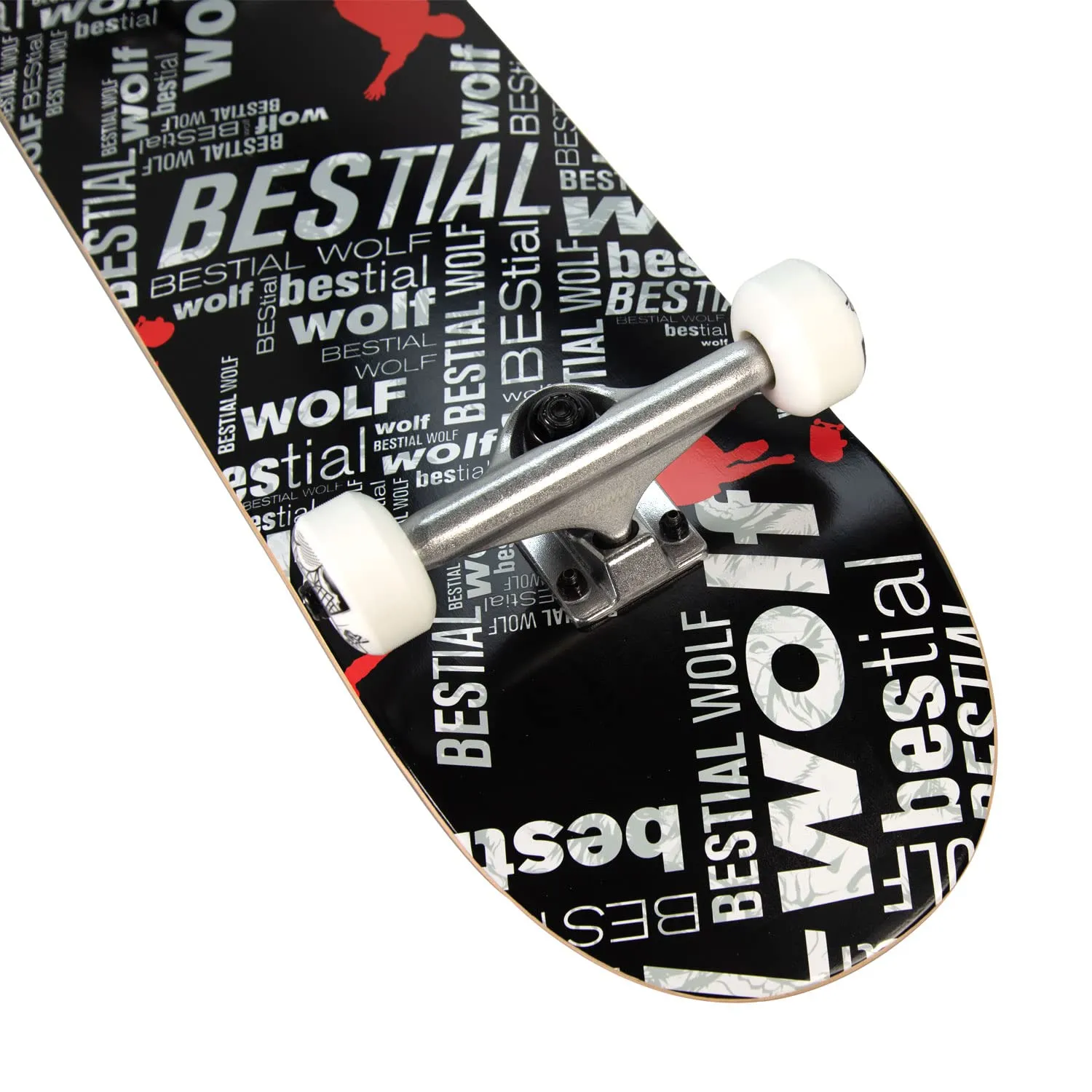 Bestial Wolf Under skateboard completo 8 x 31,5 truck 5,25