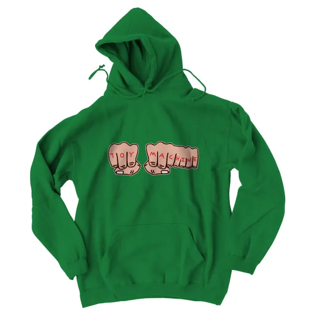 Toy Machine Fists Hood felpa con cappuccio nero cotone