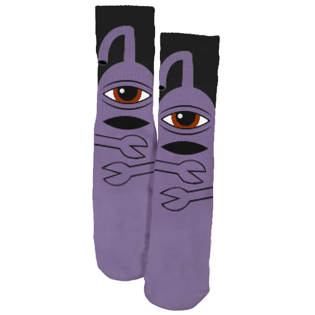 Toy Machine Sect Hug Sock calzini skate alti in cotone