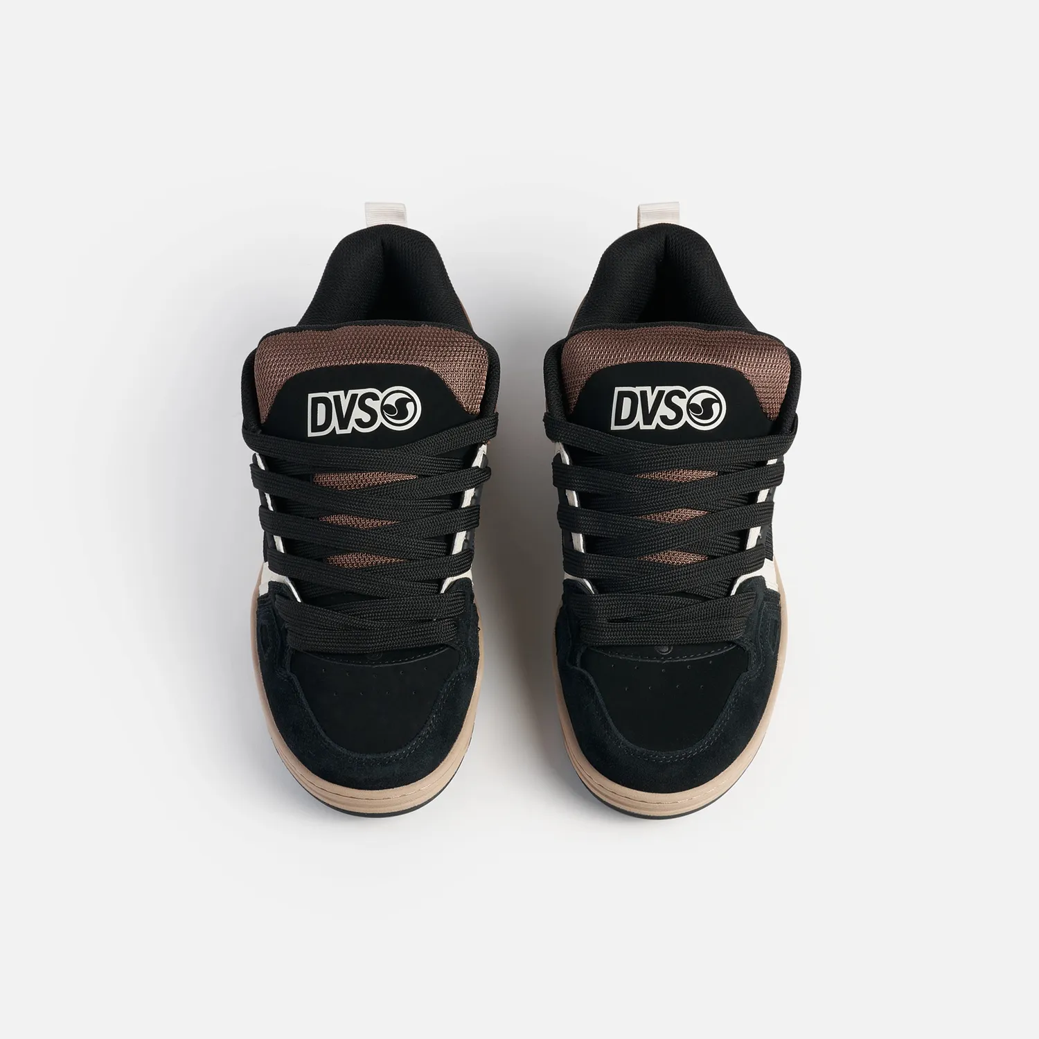DVS Comanche scarpe skate brown black imbottite