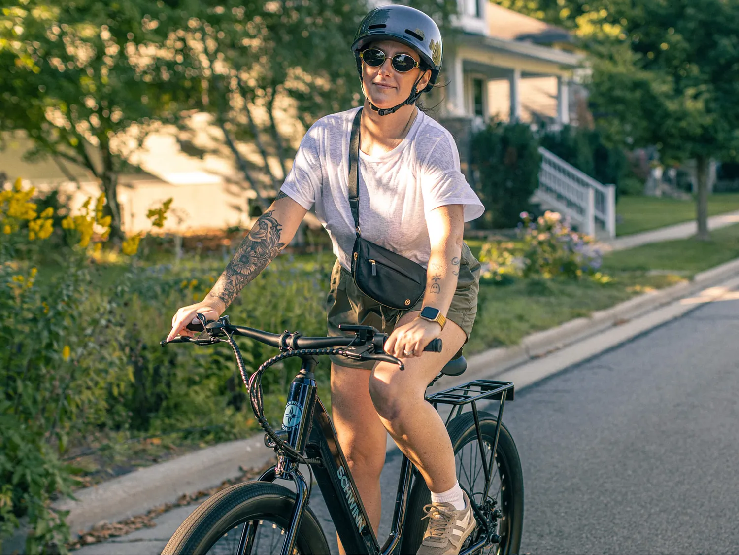 Schwinn Avion casco bici adulto nero e-bike 14+ anni