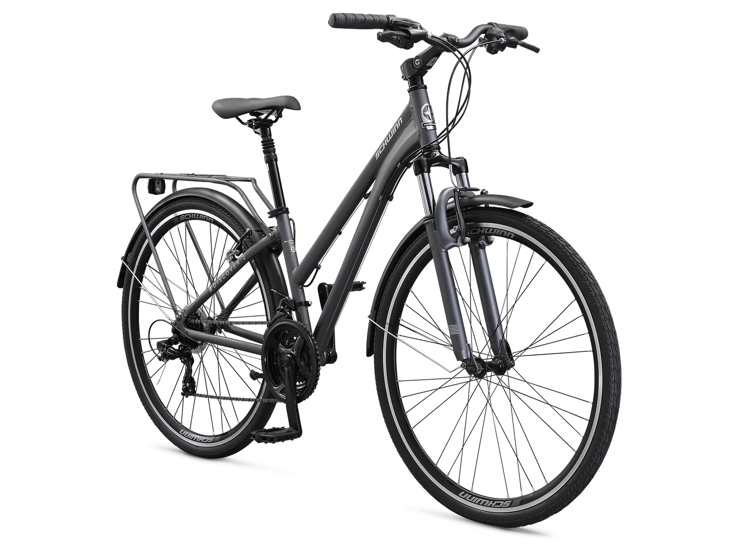 Schwinn Discover 2 Bici Ibrida 700c Grigia Città
