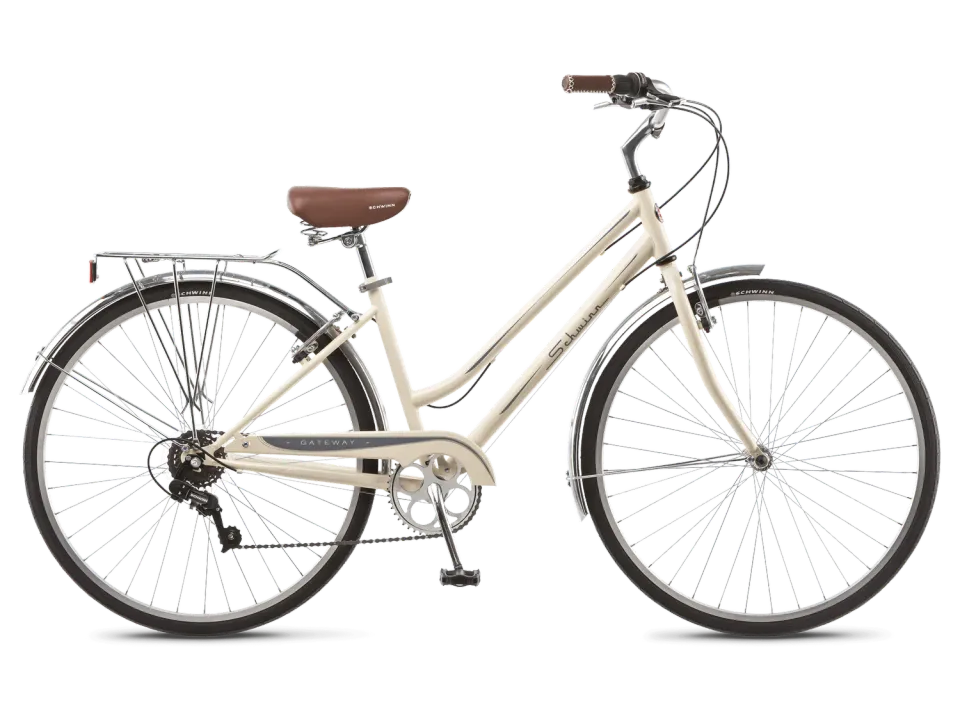 Schwinn Gateway bici ibrida 700c crema da città