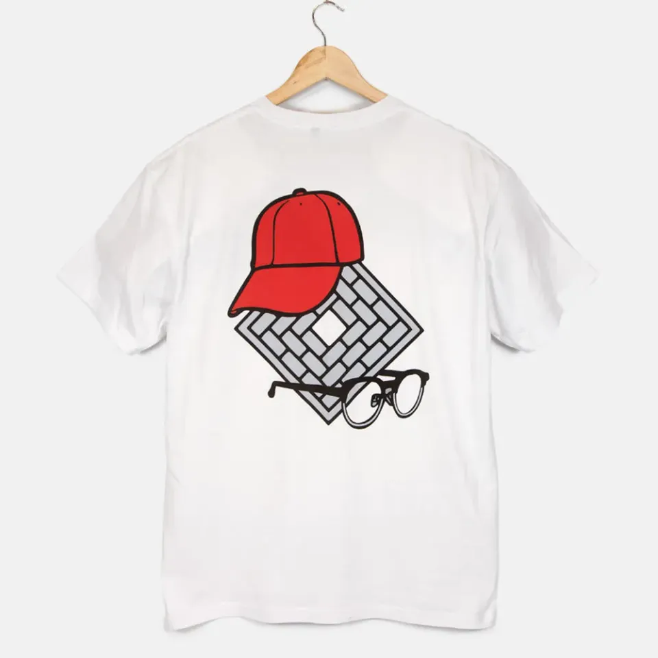 National Dee Collins t-shirt bianca cotone 200 GSM S-2XL