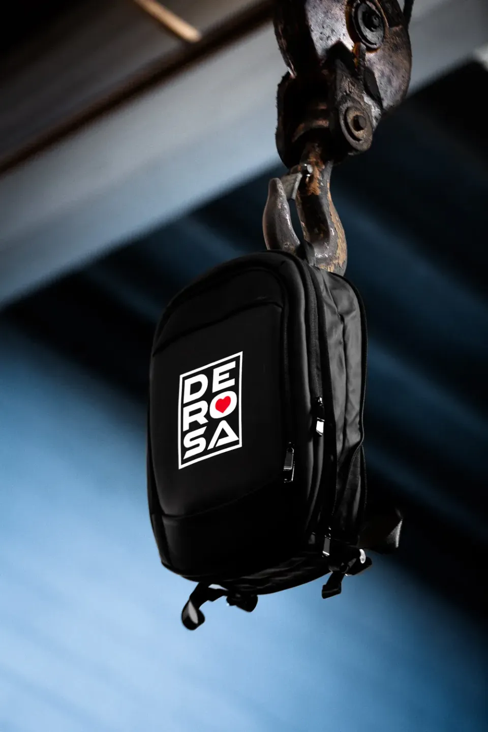 De Rosa Backpack zaino urban nero porta pc imbottito